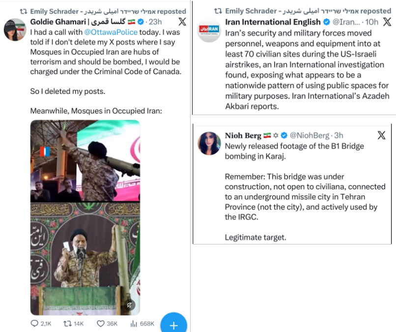 Public spaces weaponized by IRGC